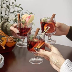 Wholesale Luxury Glass Drinkware Water Cups and Wine Whisky Goblet for Restaurant Wedding Party or Bar Use