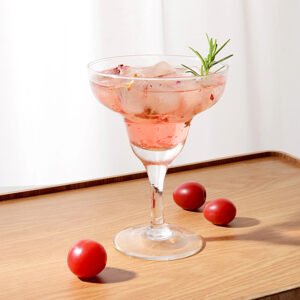 Marguerite Crystal Glass for Sparkling Wine Glass  290ml Capacity Modern Design Cocktail Glass Cup