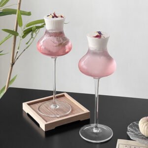 Vintage Crystal Glass Smelling Wine Glass Tasting Glass Whiskey Goblet Glassware