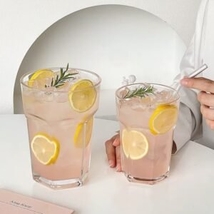 500ml 800ml Large Capacity Transparent Beer Cup Mojito Juice Cocktail Glass